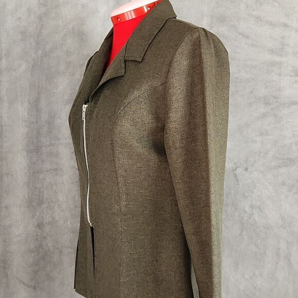 Womens zip up blazer - Picture 3 of 13